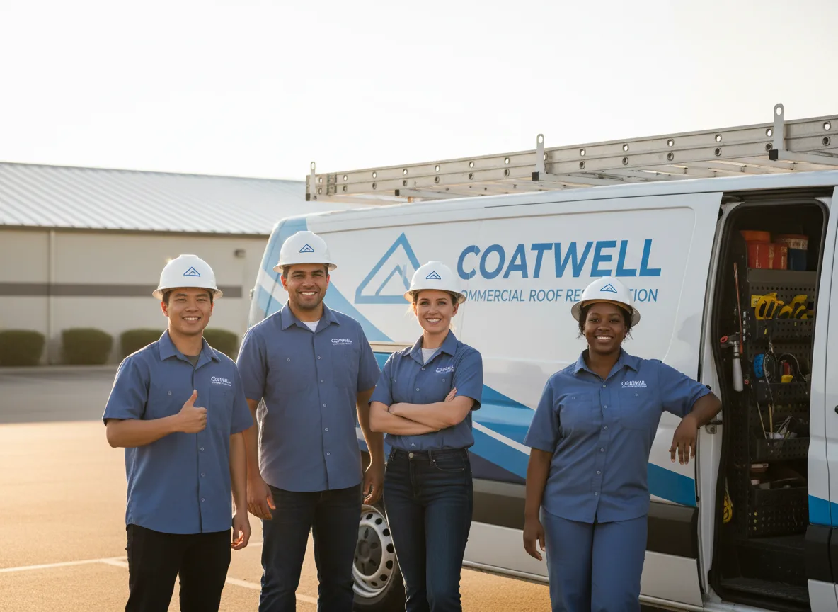 Commercial roof coating company in Langlois, OR